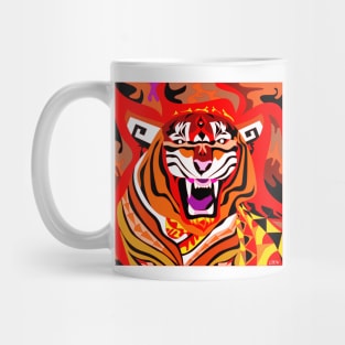 lunar new year, the bengal tiger animal in china festival ecopop Mug